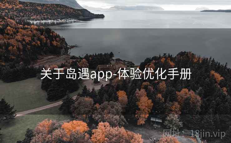 关于岛遇app-体验优化手册