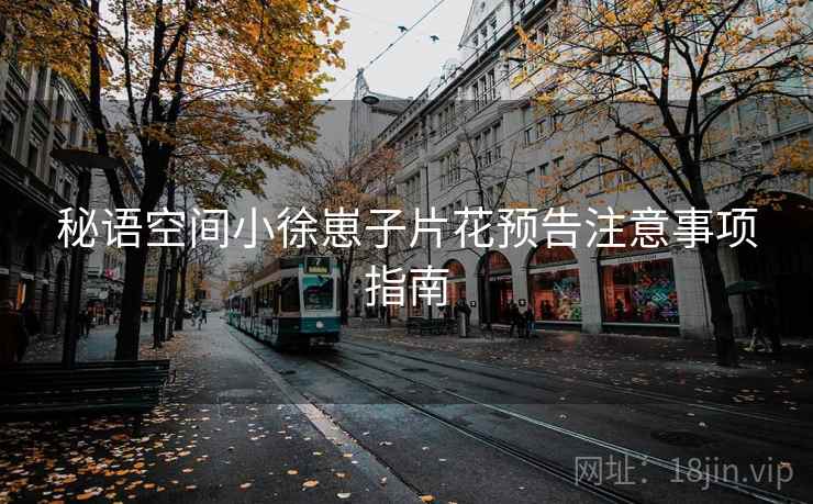 秘语空间小徐崽子片花预告注意事项指南